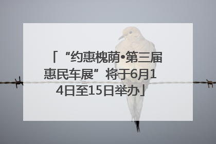 “约惠槐荫•第三届惠民车展”将于6月14日至15日举办