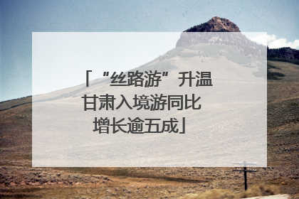 “丝路游”升温 甘肃入境游同比增长逾五成