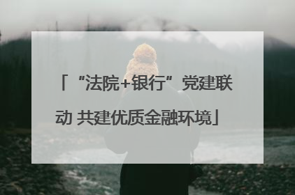 “法院+银行”党建联动 共建优质金融环境