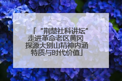 “荆楚社科讲坛”走进革命老区黄冈 探源大别山精神内涵特质与时代价值