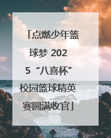 点燃少年篮球梦 2025“八喜杯”校园篮球精英赛圆满收官