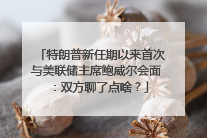 特朗普新任期以来首次与美联储主席鲍威尔会面：双方聊了点啥？