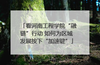看河南工程学院“融链”行动 如何为区域发展按下“加速键”