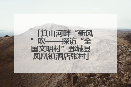 箕山河畔“新风”吹——探访“全国文明村”鄄城县凤凰镇酒店张村