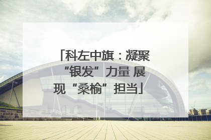 科左中旗：凝聚“银发”力量 展现“桑榆”担当