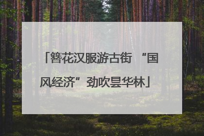 簪花汉服游古街 “国风经济”劲吹昙华林