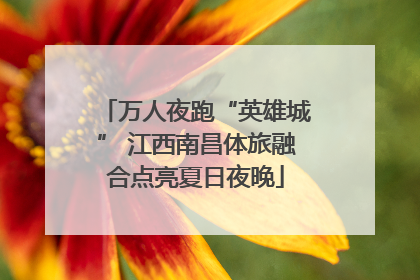 万人夜跑“英雄城” 江西南昌体旅融合点亮夏日夜晚