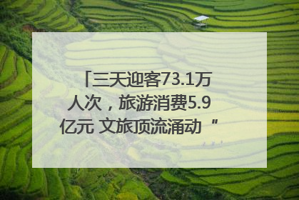 三天迎客73.1万人次，旅游消费5.9亿元 文旅顶流涌动“江宁style”
