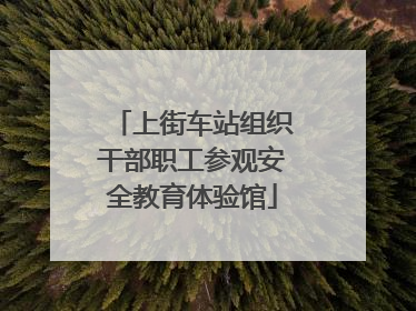上街车站组织干部职工参观安全教育体验馆