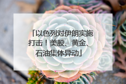 以色列对伊朗实施打击！美股、黄金、石油集体异动