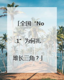 全国“No.1”为何扎堆长三角？