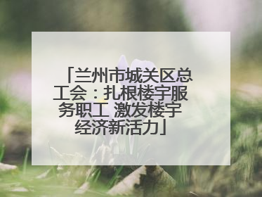 兰州市城关区总工会：扎根楼宇服务职工 激发楼宇经济新活力