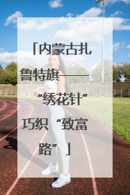 内蒙古扎鲁特旗——“绣花针”巧织“致富路”