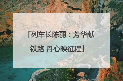列车长陈丽：芳华献铁路 丹心映征程
