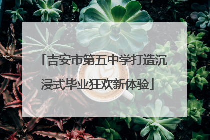 吉安市第五中学打造沉浸式毕业狂欢新体验
