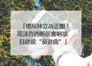 塔吊林立战正酣！菏泽鲁西新区奏响项目建设“奋进曲”