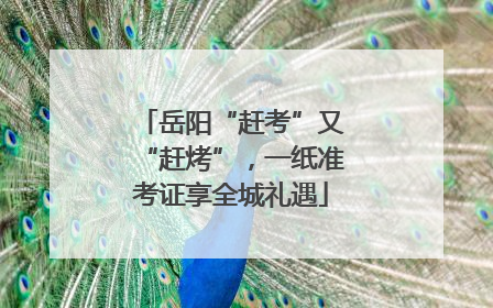 岳阳“赶考”又“赶烤”，一纸准考证享全城礼遇