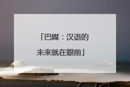 巴媒：汉语的未来就在眼前