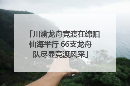 川渝龙舟竞渡在绵阳仙海举行 66支龙舟队尽显竞渡风采