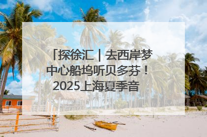 探徐汇｜去西岸梦中心船坞听贝多芬！2025上海夏季音乐节公布节目阵容