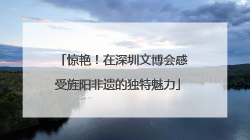 惊艳！在深圳文博会感受旌阳非遗的独特魅力