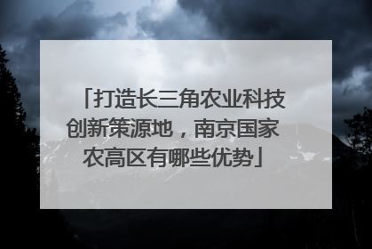 打造长三角农业科技创新策源地，南京国家农高区有哪些优势