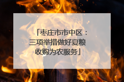 枣庄市市中区：三项举措做好夏粮收购为农服务