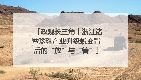 政观长三角丨浙江诸暨珍珠产业升级蜕变背后的“放”与“管”