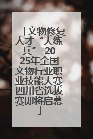 文物修复人才“大练兵” 2025年全国文物行业职业技能大赛四川省选拔赛即将启幕