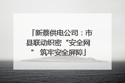 新蔡供电公司：市县联动织密“安全网” 筑牢安全屏障