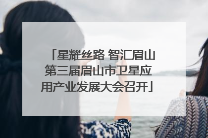 星耀丝路 智汇眉山 第三届眉山市卫星应用产业发展大会召开