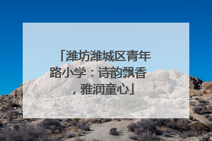 潍坊潍城区青年路小学：诗韵飘香，雅润童心