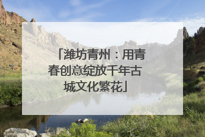 潍坊青州：用青春创意绽放千年古城文化繁花