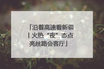 沿着高速看新疆丨火热“夜”态点亮丝路会客厅