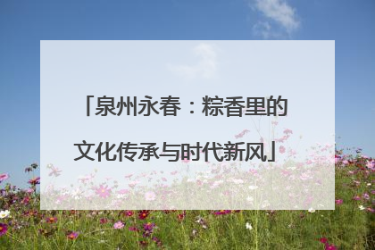 泉州永春：粽香里的文化传承与时代新风