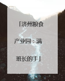 济州粮食产业园：满班长的手