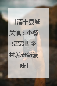 清丰县城关镇：小餐桌烹出 乡村养老新滋味