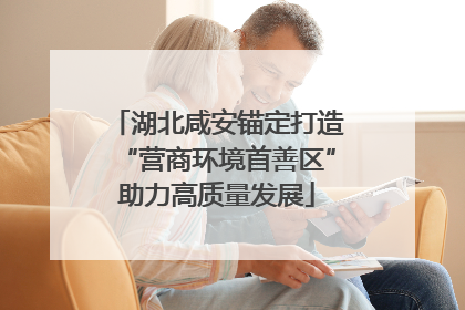 湖北咸安锚定打造“营商环境首善区”助力高质量发展