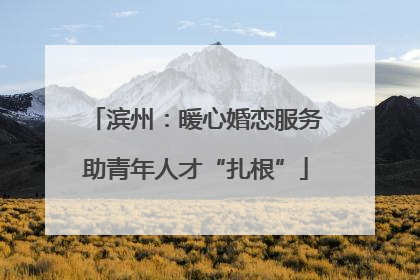 滨州：暖心婚恋服务助青年人才“扎根”