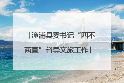漳浦县委书记“四不两直”督导文旅工作