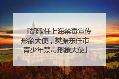 胡歌任上海禁毒宣传形象大使，樊振东任市青少年禁毒形象大使