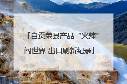 自贡荣县产品“火辣”闯世界 出口刷新纪录