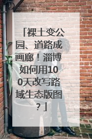 裸土变公园、道路成画廊！淄博如何用100天改写路域生态版图？