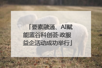 要素融通、AI赋能蓝谷科创荟·政服益企活动成功举行