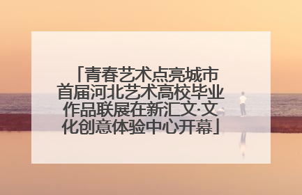 青春艺术点亮城市 首届河北艺术高校毕业作品联展在新汇文·文化创意体验中心开幕