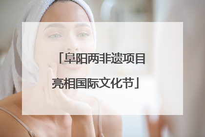 阜阳两非遗项目亮相国际文化节