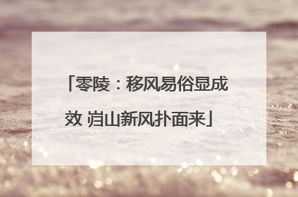 零陵：移风易俗显成效 岿山新风扑面来