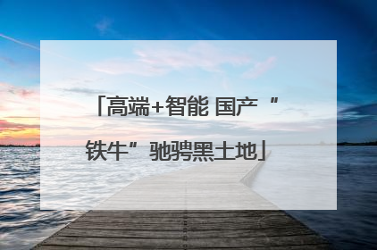 高端+智能 国产“铁牛”驰骋黑土地