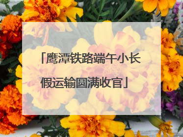 鹰潭铁路端午小长假运输圆满收官