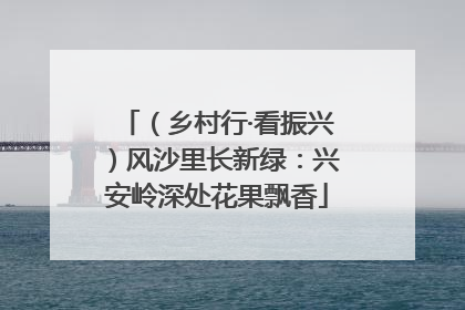 （乡村行·看振兴）风沙里长新绿：兴安岭深处花果飘香